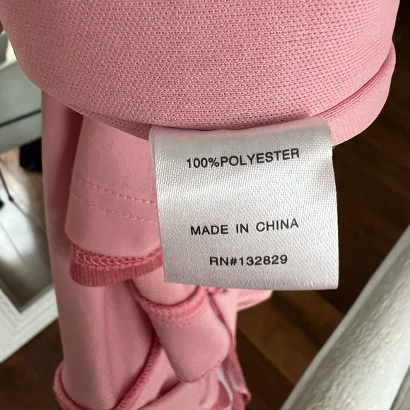 REVOLVE superdown MISSIE WRAP FRONT DRESS IN PINK METALLIC - Picture 9 of 9